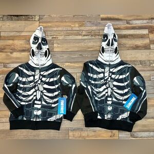 NWT Fortnite Hooded Zip Up Sweatshirt size 6/7 or 8
